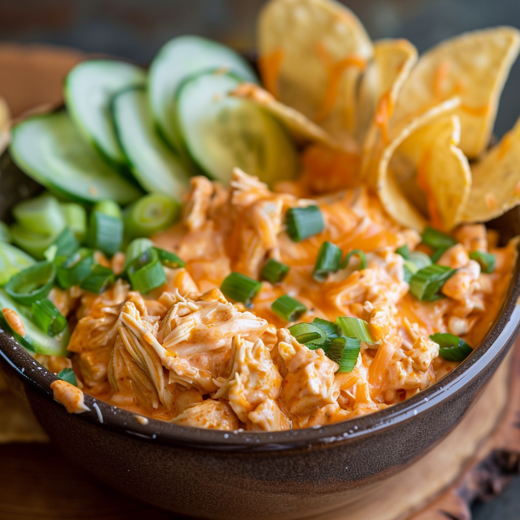Crockpot Buffalo Chicken Dip