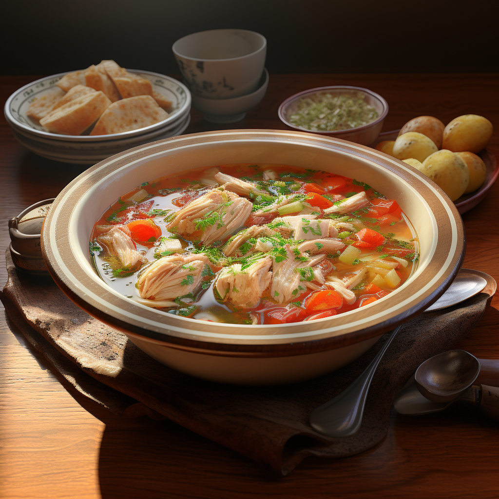 Sicilian Chicken Soup