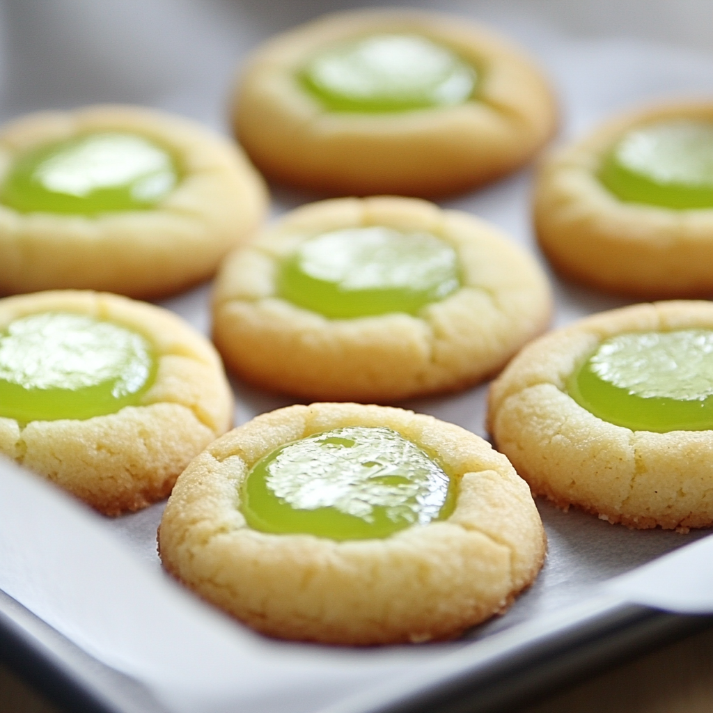 Tangy Lime Cream Cookies